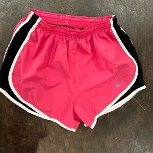 Nike Women's Athletic Shorts in Pink and Black